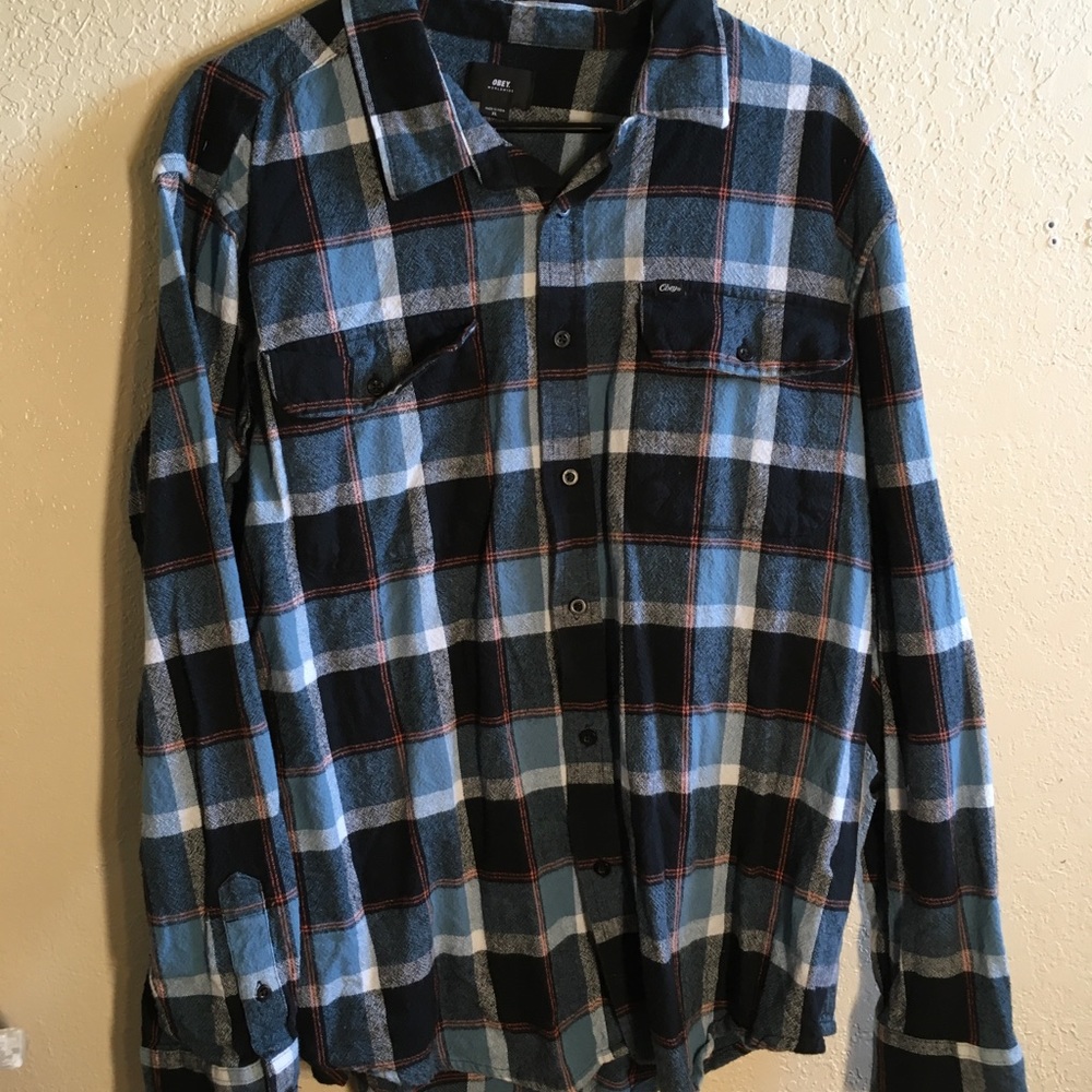 Obey Plaid Jacket